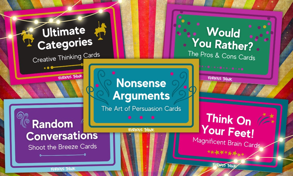 This image features the covers of our five e-cards. The covers are placed on a rainbow background.