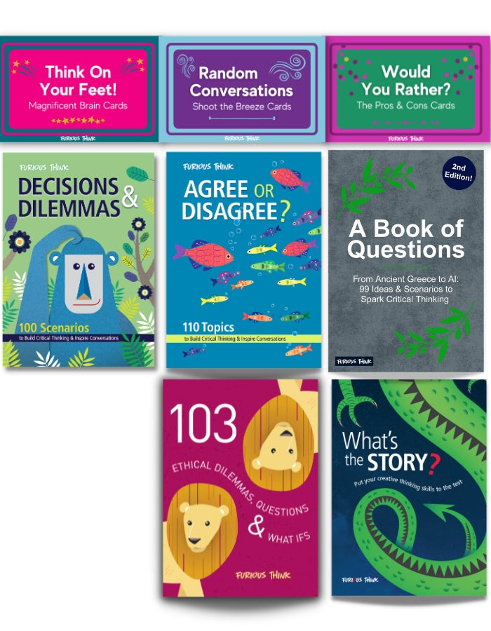 Collection of colorful books on various topics with vibrant covers.